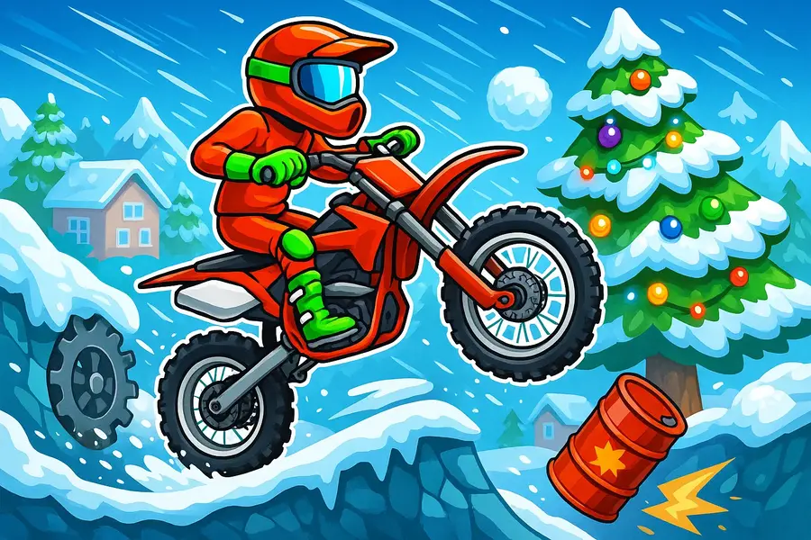 Moto X3M 4: Winter