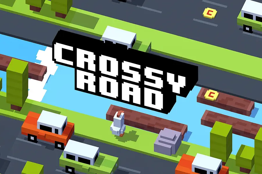 Crossy Road Game – Dodge Traffic