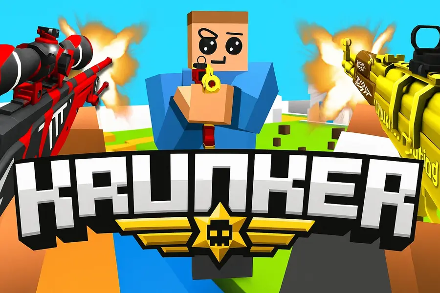 Krunker – Fast-Paced Pixel FPS Action