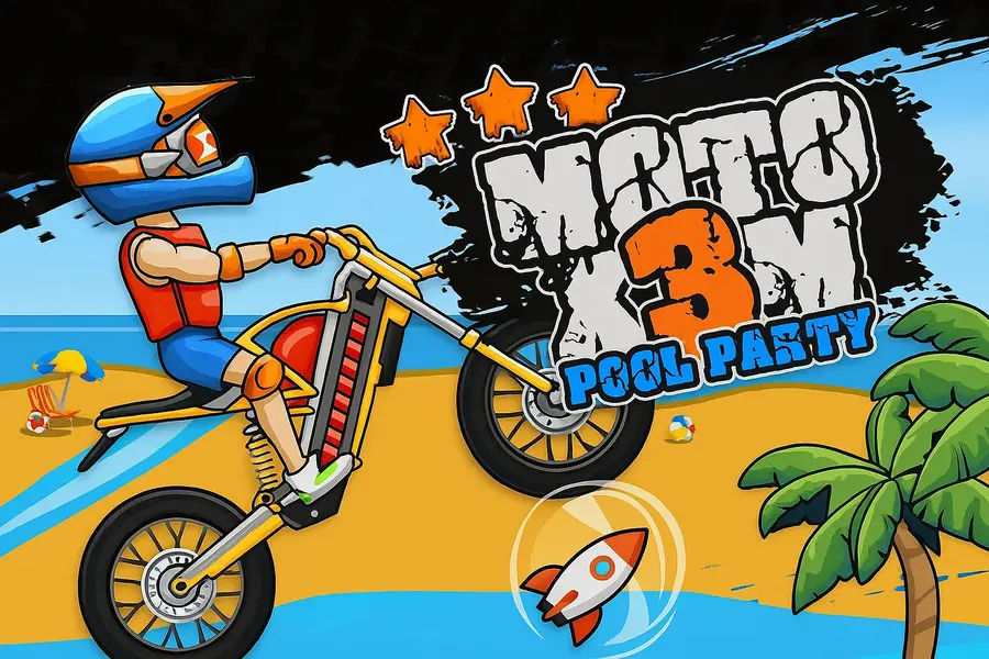 Moto X3M Pool Party – Summer Bike Racing Fun