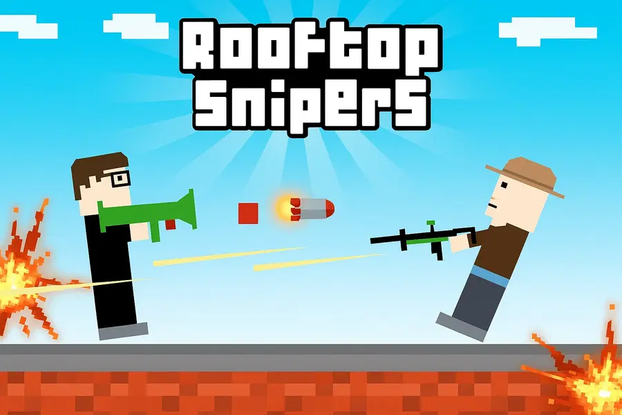 Rooftop Snipers – Physics-based Shooting Game