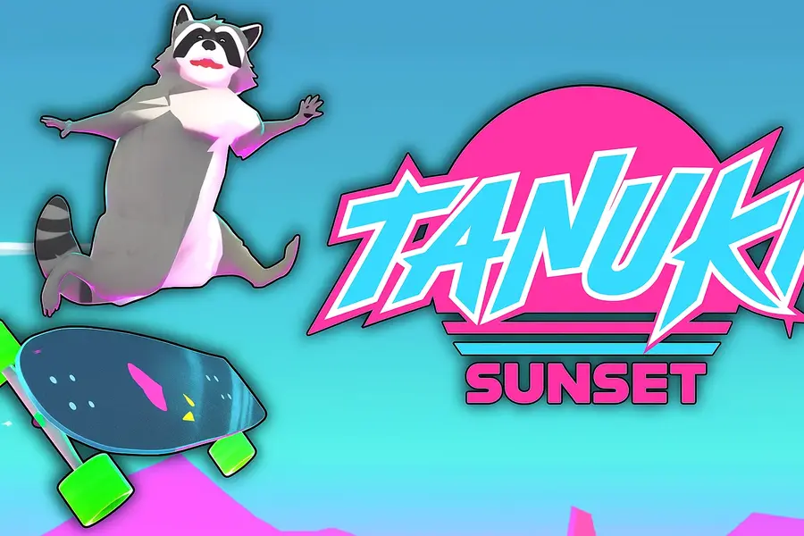 Tanuki Sunset – Raccoon Longboarding Game